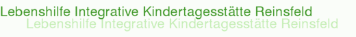 Lebenshilfe Integrative Kindertagesstätte Reinsfeld